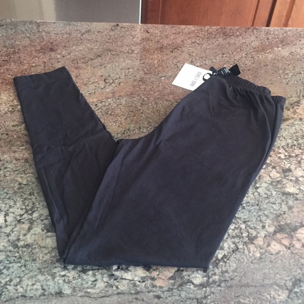 XS/S/L/XL Agnes & Dora Solid Black‎ Leggings AA32